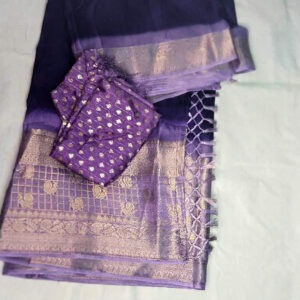 mysore crape saree